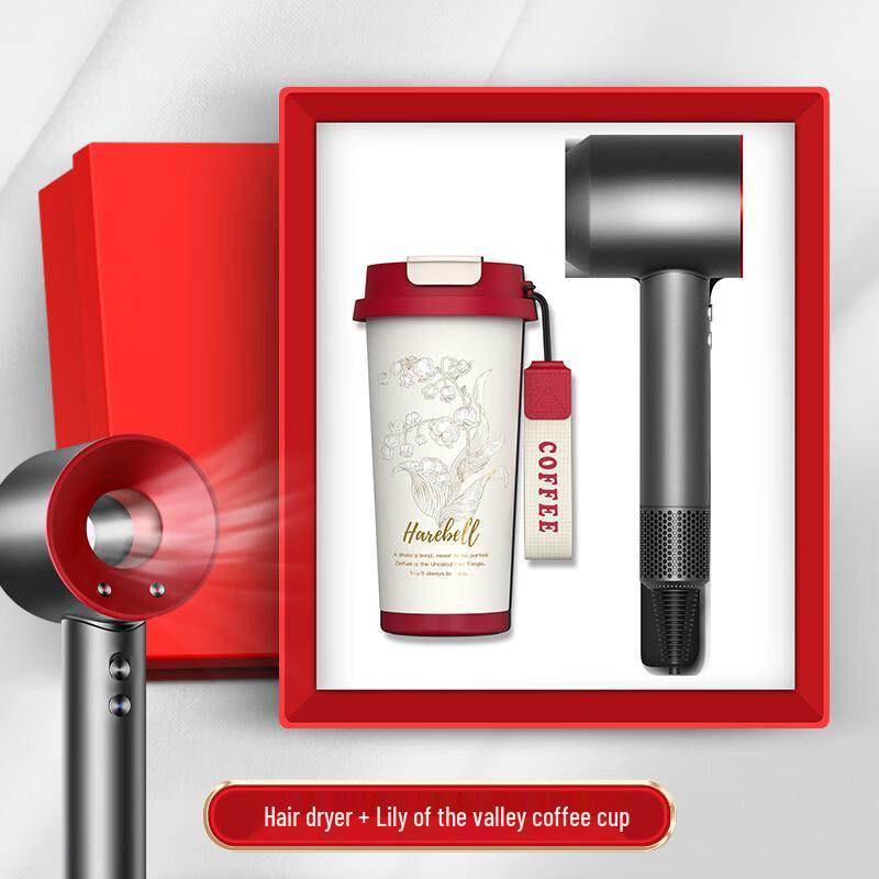 Hair Dryer & Companion Gift Sets Hair Dryer, Lily Coffee Cup 2-piece Set