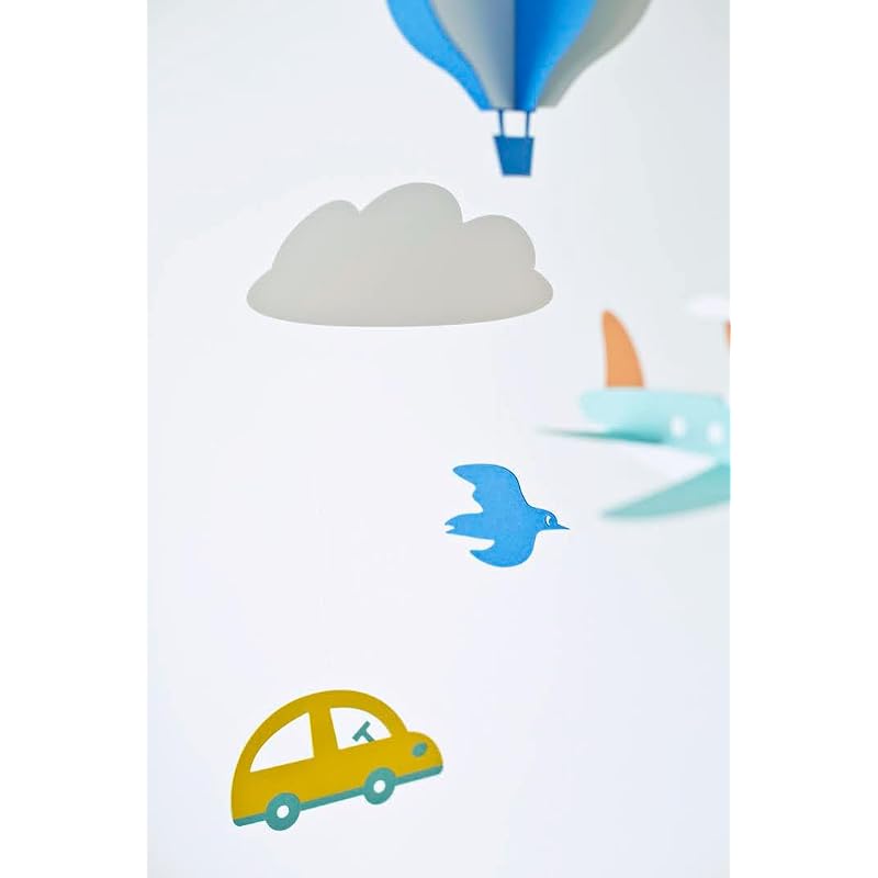 Mobile "Under the Rainbow" - A perfect gift for a child's room. W35cm x H50cm. A mobile brand born in Japan.