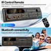 Retro MP3 Car Radio Player 1 DIN Stereo EQ FM AM RDS DAB Receiver QC3.0 Bluetooth USB AUX Input For VW Porsche Mercedes Benz BMW