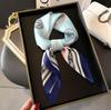 Versatile Faux Silk Small Square Scarf - Elegant Neck Accessory for Spring and Summer