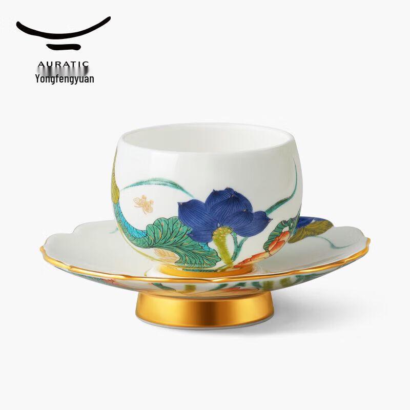 Auratic Happiness Harmony Cup and Saucer Set