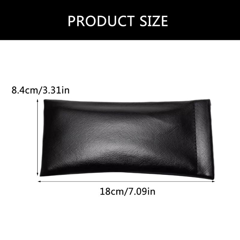 Multipurpose Simple Designs Sunglasses Bag Case with Zippers Closure for Dust and Scratch Protective Organization