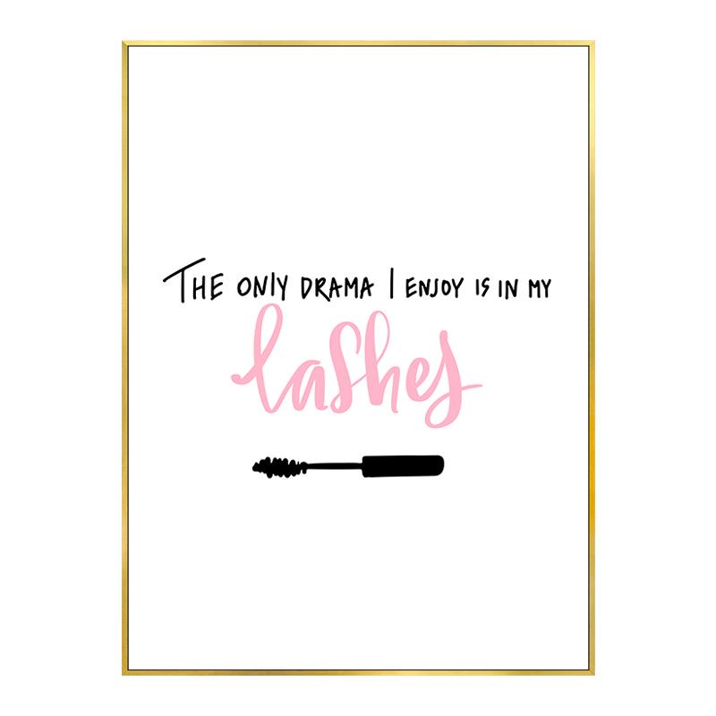 

Салон краси Нарощування вій Посібник з нарощування вій Плакати Друк на полотні Настінне мистецтво Брів Художник Дизайнер Технік Дівчина Спальня Hoom Decor 21x30cm No Framed