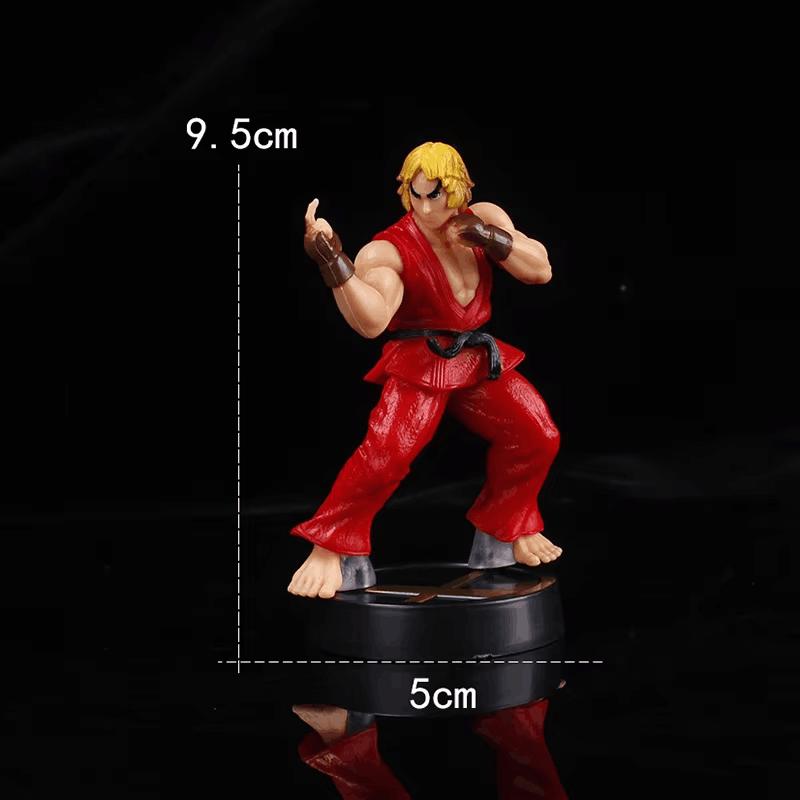 Anime Street Fighter Fighting Game Action Figure Ken Masters Hoshi Ryu PVC Collection Toys Desktop Decoration Christmas Gift