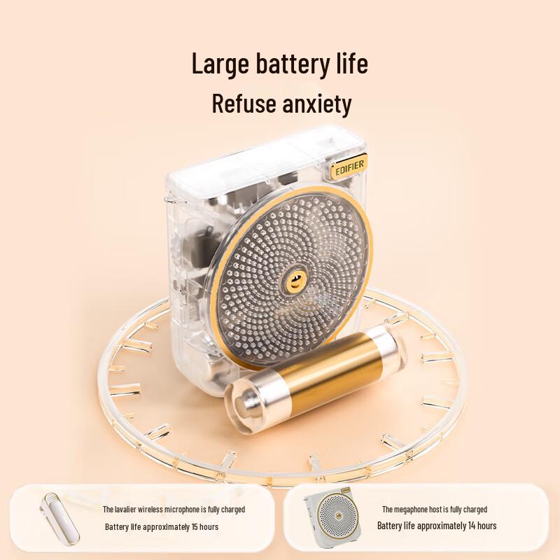 Edifier MF3 Wireless Lapel Amplifier CN Plug (adapter Included)