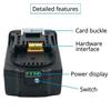 With Charger Bl1860 Rechargeable Batteries18v 8000mah Lithium Ion For Makita 18v Battery 8ah Bl1840 Bl1850 Bl1830 Bl1860b Lxt400