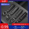 GLC GLB Car Keychain Vintage Leather Keyring Creative Key Chain For Mercedes Benz AMG W204 W205 W203 W211 W212 W213 W201 W210 W