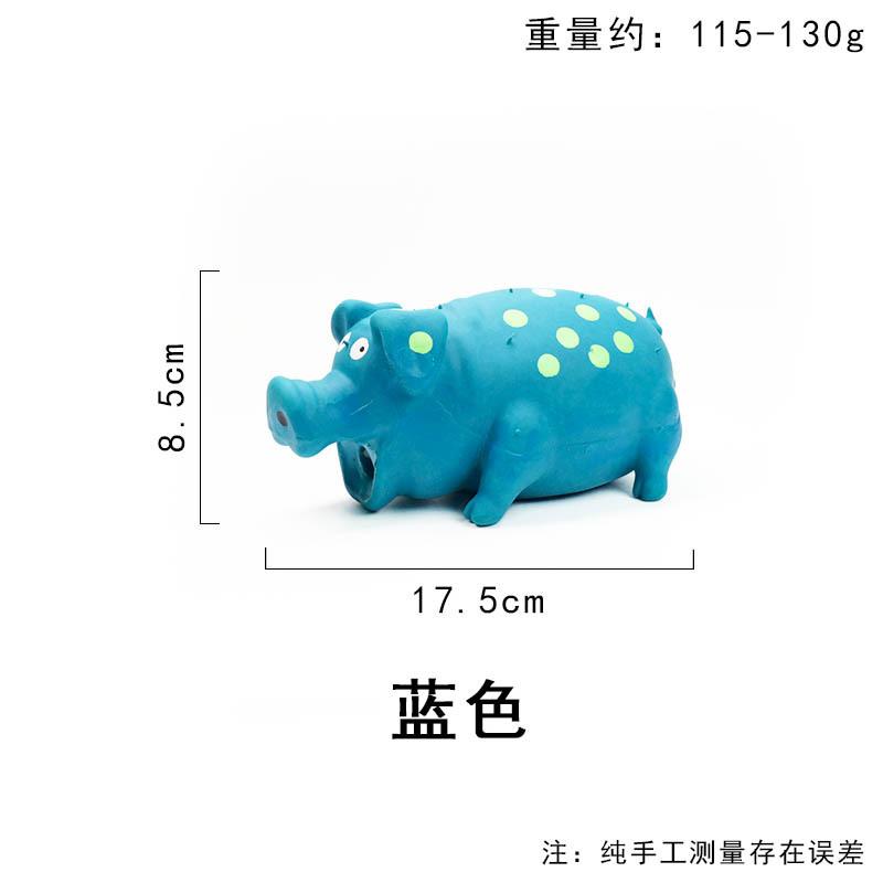 Haustier Latex Schwein Spielzeug Hund Zähne schleifen Bissfest Gepunktetes Schwein Haustier Lernspielzeug