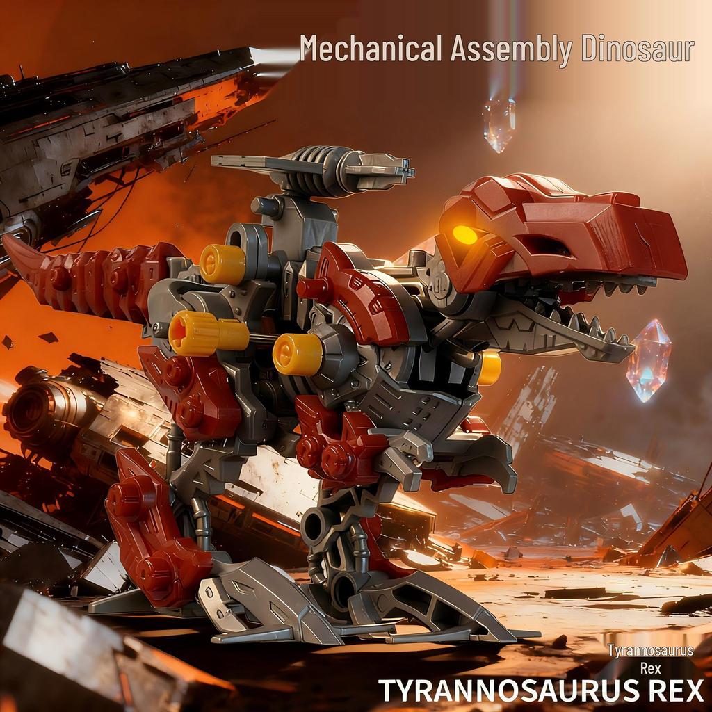 Popular Jurassic T-Rex Dinosaur Building Blocks Set for Kids