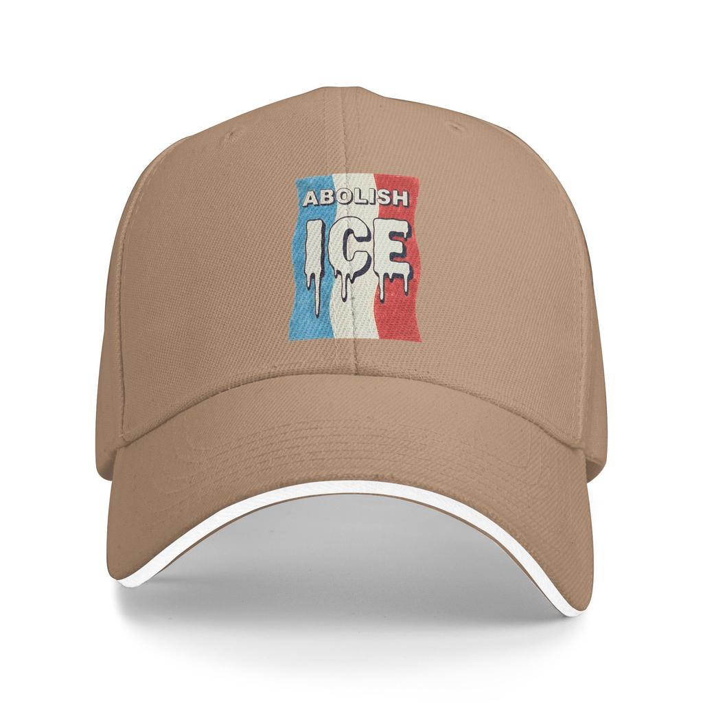 Summer Casual Baseball Cap Abolish Ice Anti ICE Running Hippie Trucker Hat For Couple Women Sun Viso Fitted Retro Baseball Caps