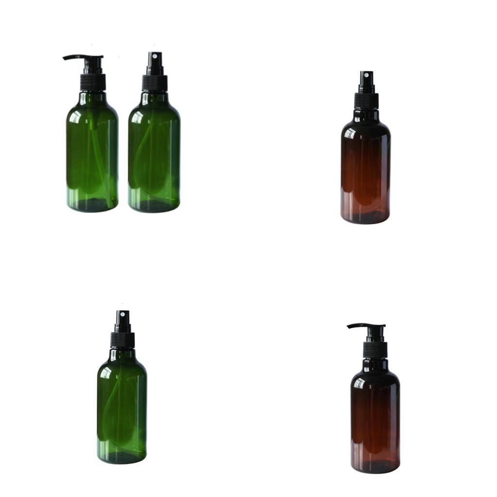 1pcs 250ml Plastic Pump Bottles Shampoo Shower Gel Jars Storage Containers For Skin Care And Facial Water In Multiple Colors