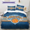 Set Copripiumino Trapuntato con Fantasia New York Knicks Decorazione per la Casa Regalo (1 * copripiumino + 2 * federe senza imbottitura).xwn