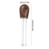 304 Stainless Steel Needles Needle Coffee Stirrer Arc Design Coffee Distribution Tool  For Home