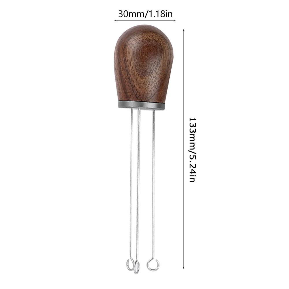 304 Stainless Steel Needles Needle Coffee Stirrer Arc Design Coffee Distribution Tool For Home