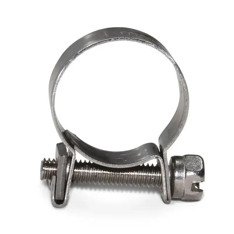 5Pcs/Set 7mm-16mm Hose Clamp Stainless Steel Hose Clips Durable Hose Air Hose Clamps Water Pipe Clips Screw Band With Fasteners