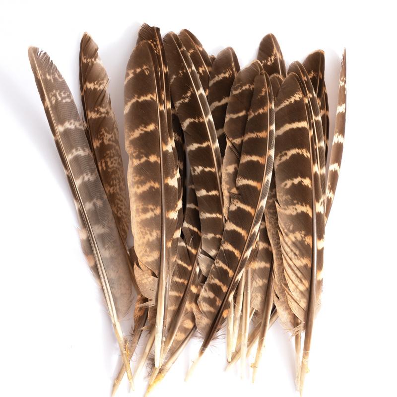 80 Natural Pheasant Feather Decorative Diy Jewelry Hair Accessories Material Cat Stick Toy Accessories