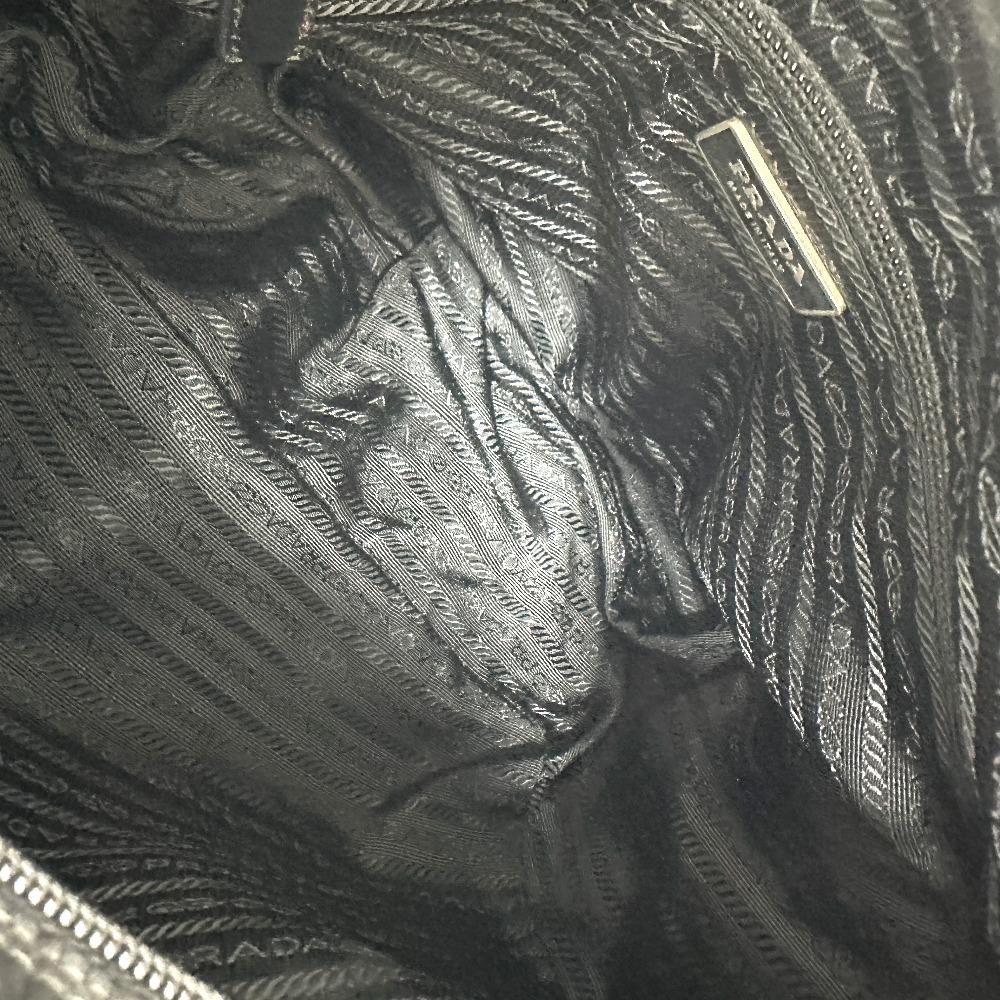 PRADA BT426T Shoulder Bag Shoulder Bag Shoulder Bag Nylon Black/SilverHardware