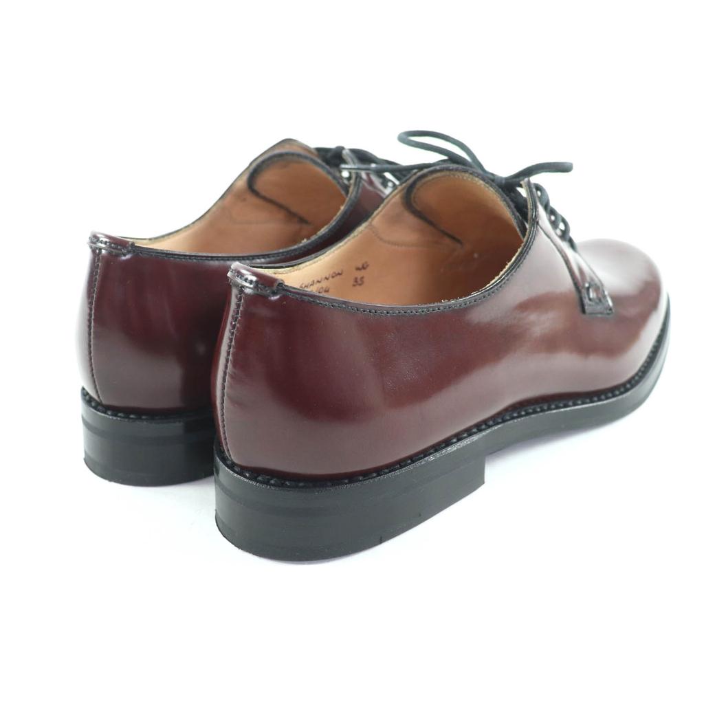 Excellent CHURCH'S Leather Shoes Shannon Burgundy Polished Binder Calf Women 35 Used