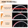uxcell Bicycle Rim Strip 26" x 20mm PVC Bike Tire