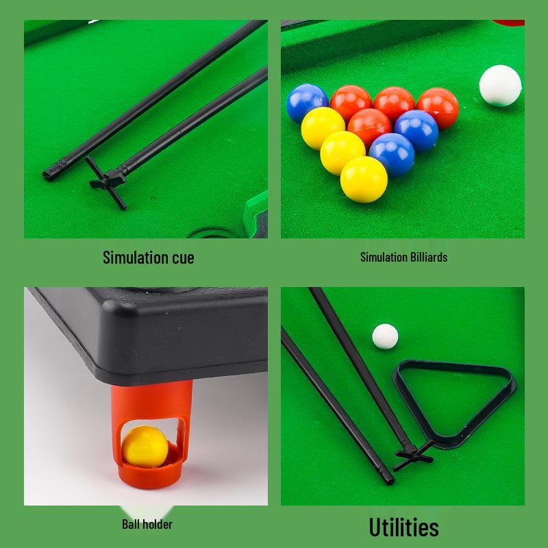 Douyin Kids Mini Pool Table: Large Billiards Game for Boys, Puzzle Play, and Parent-Child Interaction
