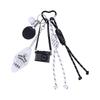 Creative Camera Star Keychain For Women Hand Woven Nylon Rope Bag Charm Aesthetic Bag Accessories Backpack Pendant