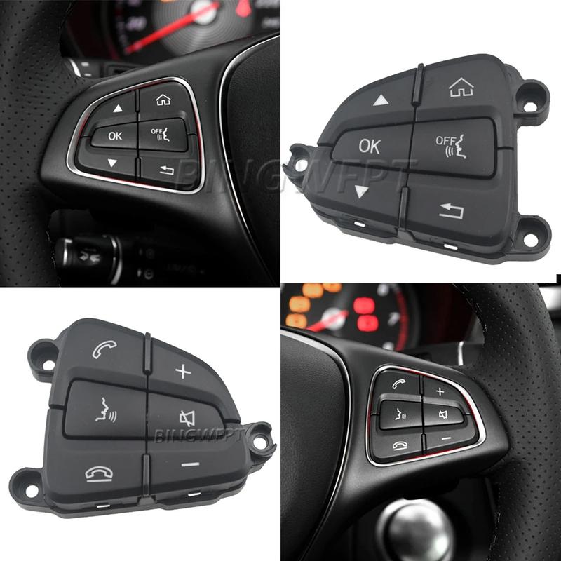 A0999050200 Steering Wheel Button Control Switch For Mercedes-BENZ C Class W205 2014-2018 A0999050300 A099 905 03 00