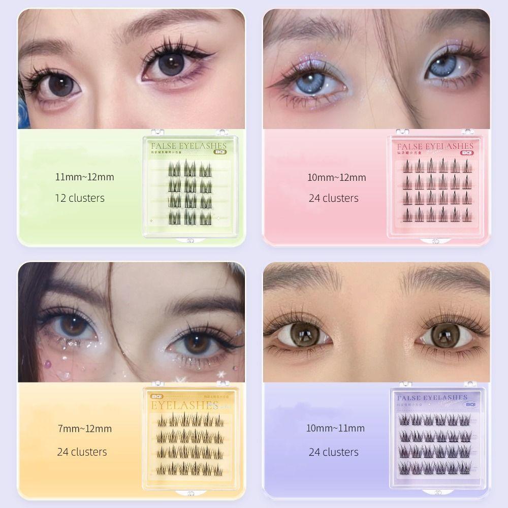 Natural Manga Lashes Lovable Fake Eye Lashes Super Soft Segmented False Eyelash  Newbie