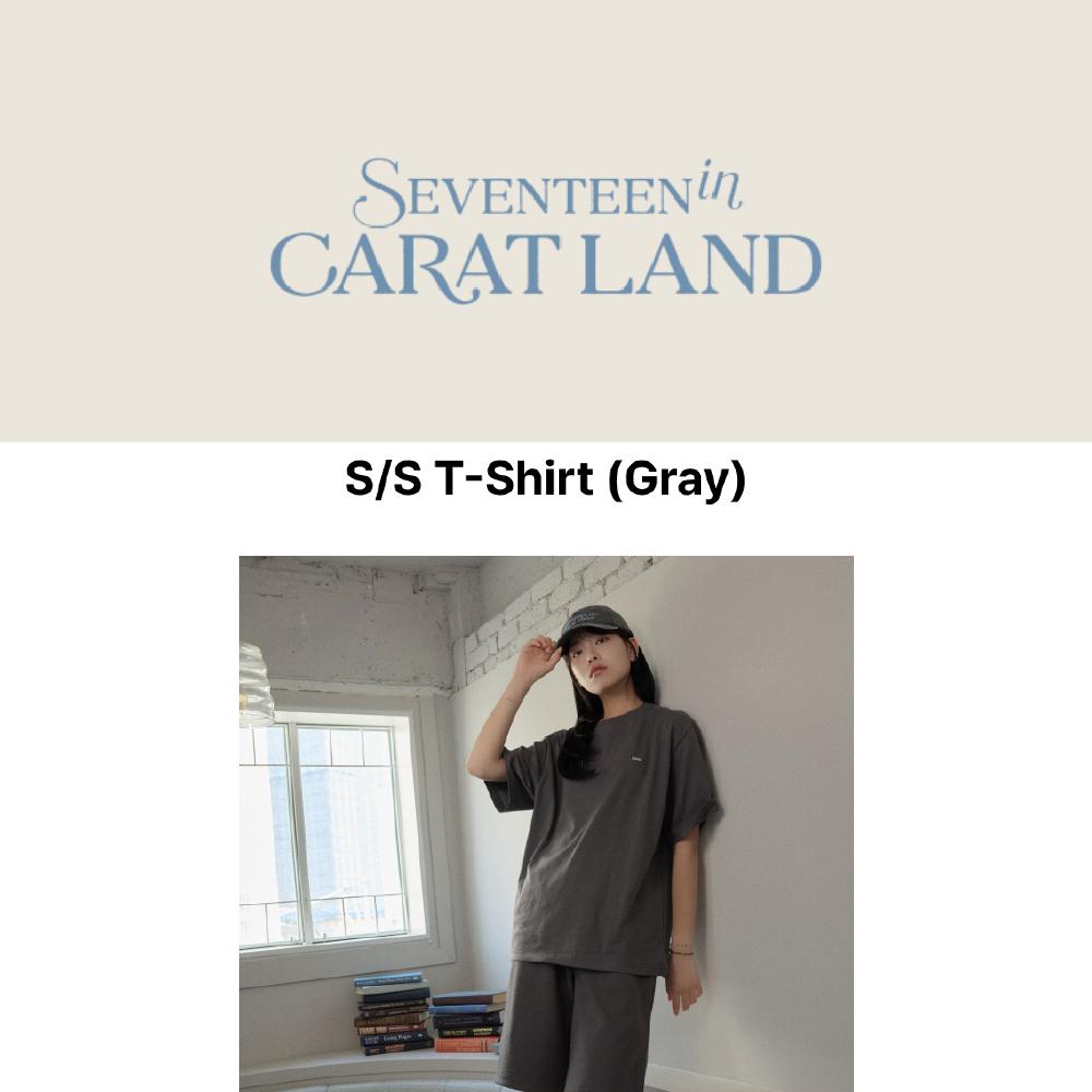 

2-й предзаказ Футболка SEVENTEEN 2024 CARAT LAND S/S Серая