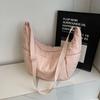 Women's Large Capacity Shoulder Bag Solid Color Crossbody Bag