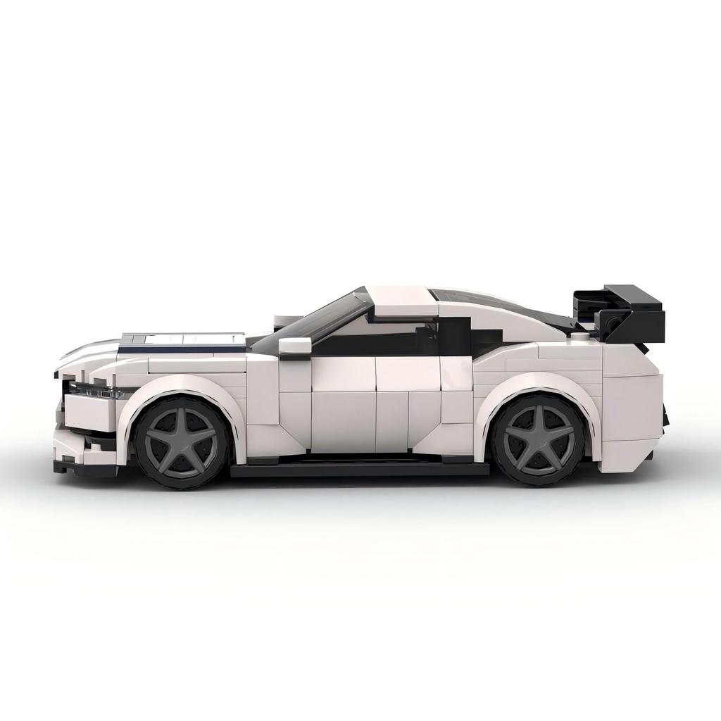 M Building Block Car Ford Mustang Boy Assembled Building Block Compatible Diy Speed Car Model