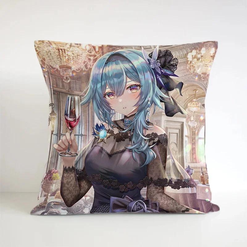 Genshin Impact Pillowcase Decorative Pillows For Sofa Gift Pillow Cover Square Cushion Covers Cushions