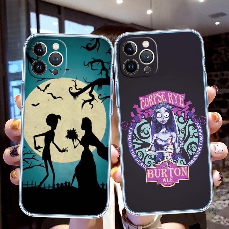 HK15 C-Corpses Cartoon B-Brides Case for Motorola G10 G20 G30 G31 G32 G34 G35 G41 G42 G50 G51 G52 G55 G60 G60S G62 G71 G72 G75