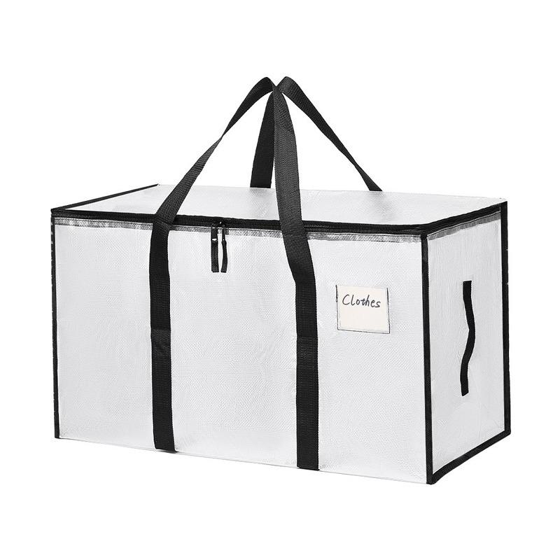 

Прозрачная полипропиленовая сумка для хранения одежды, одеяло большой емкости, сумка для хранения игрушек, всякая всячина, шкаф, коробка для хранения постельных принадлежностей, пуховое одеяло чёрный