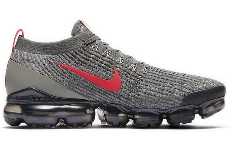 Nike Air VaporMax Flyknit 3 Grey Track Red CT1270-001