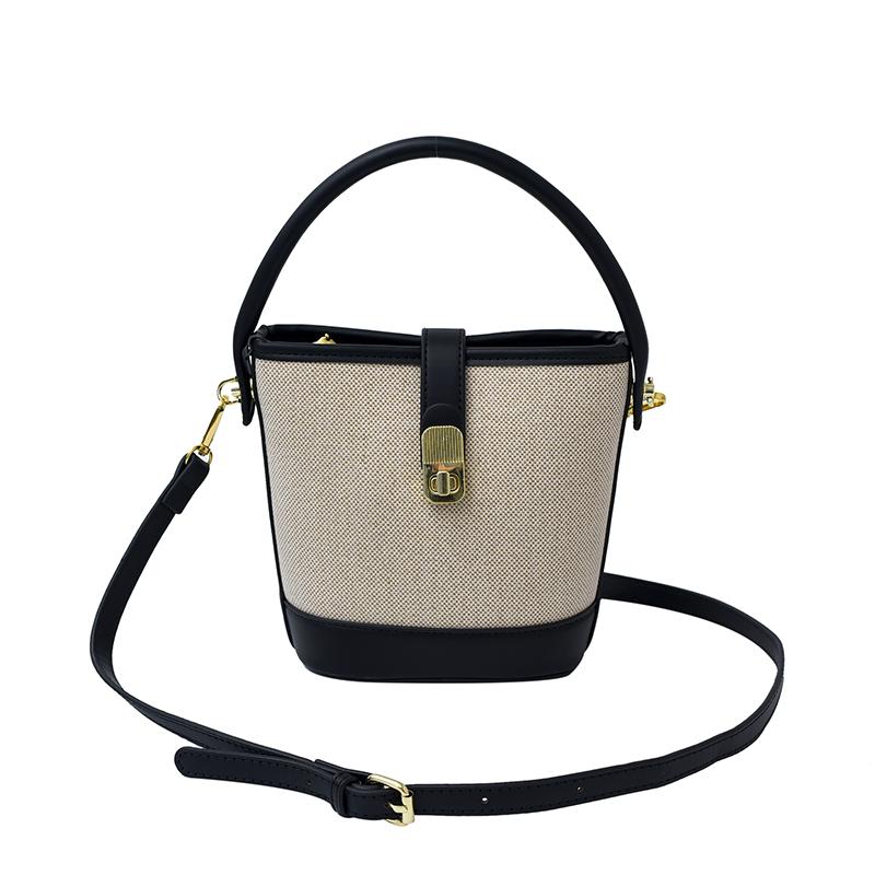 Fashionable Casual Women's Shoulder Bag, Retro Bucket Bag, Fashionable Crossbody Bag, Casual Handbag