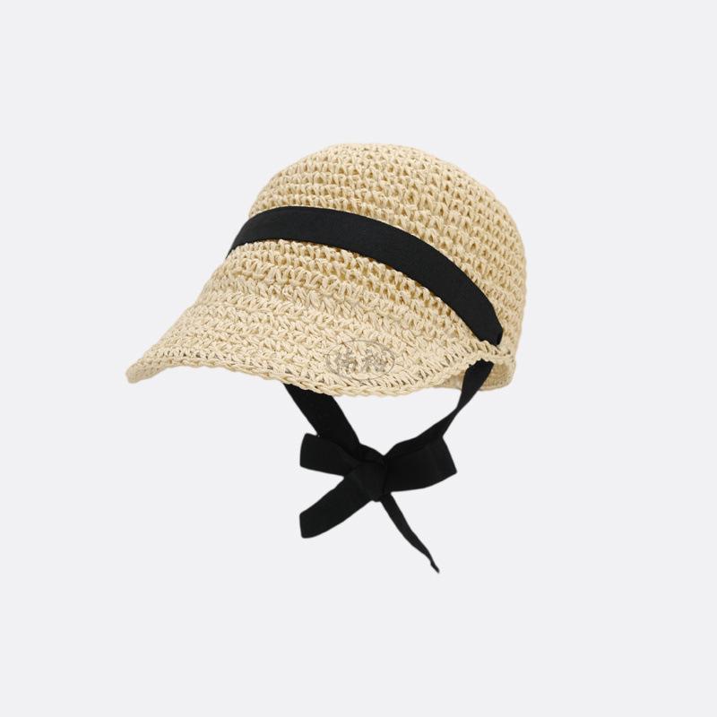 

Детская шляпа от солнца, летняя, дышащая, солнцезащитная соломенная шляпа, для мальчиков и девочек, детская одежда для прогулок, шляпа с утиным язычком