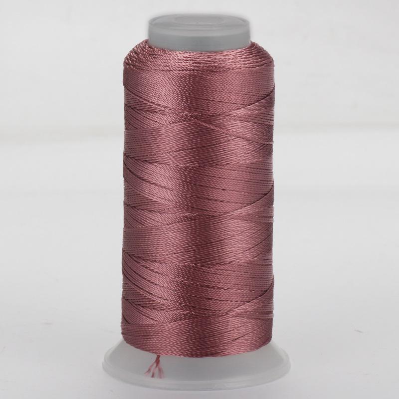 Czerwony pleciony sznurek 0,8 mm 18-żyłowy do nawlekania koralików, węzłów chińskich, frędzli, owijania drutem i bransoletek DIY.