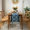 Jacquard Blue Table Runner for Dining Decoration Home Tea Table Runner Table Cover TV Cabinet Bed Runner