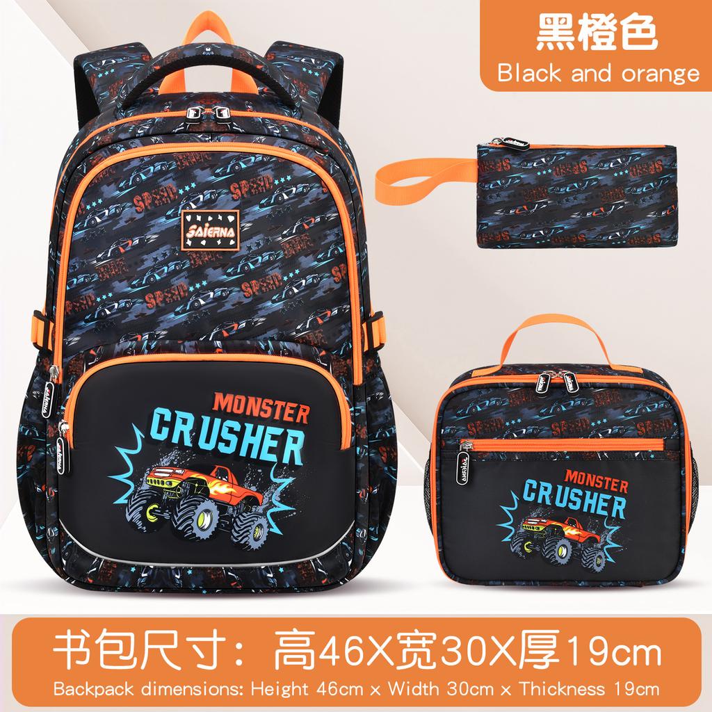 3 Stuks Kinder Schoolrugzak Kinderen Schooltassen Set Meisjes Basisschool Rugzak met Lunchtas Schooltas Boekentas Kinderen Mochilas