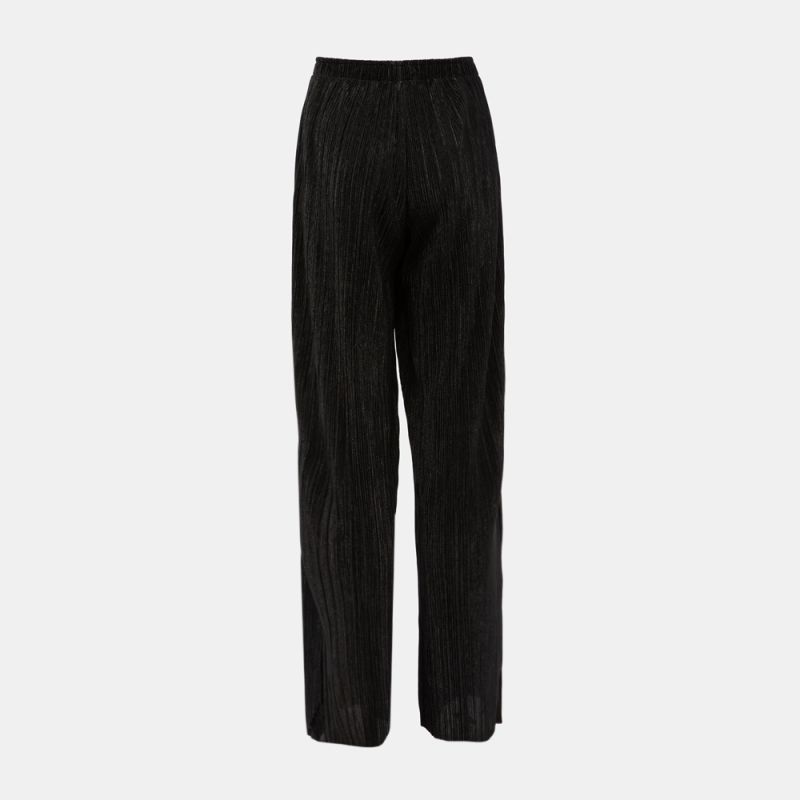Pantalon rivia black noir à rayures fines Femme DEELUXE 74