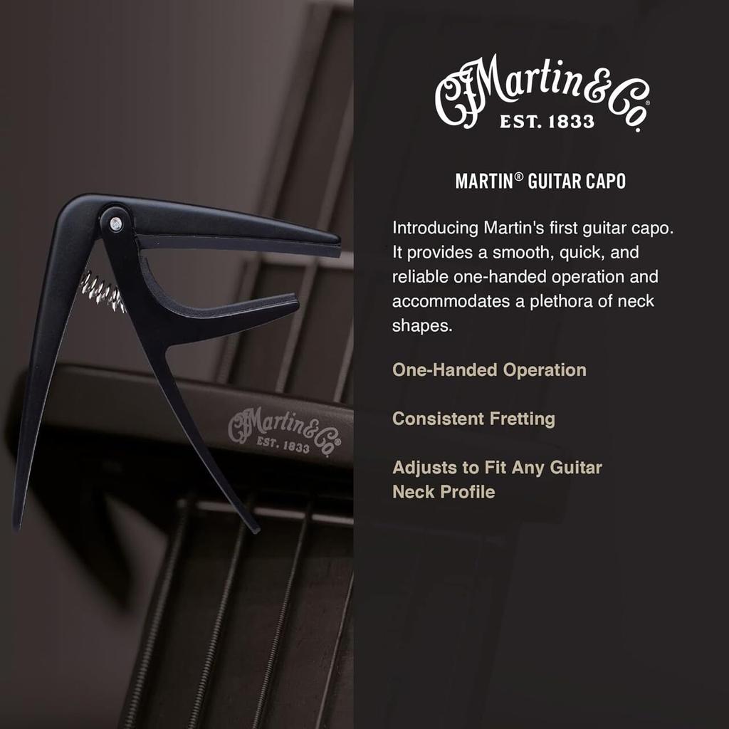 Martin Guitar Capo Operation Martin guitar capo operation stable fretting and clear tone compatible with a wide range of neck profiles – One-Handed