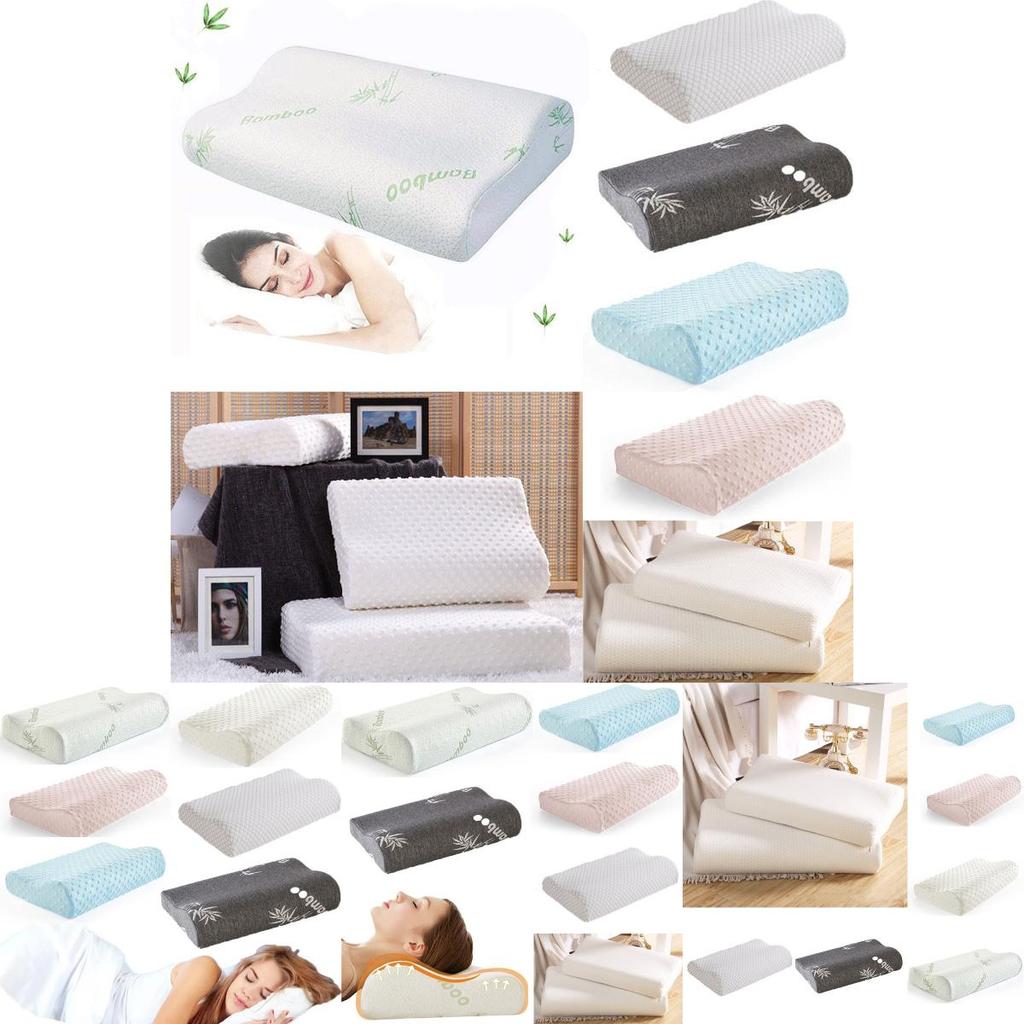 Skin Friendly Bamboo Memory Foam Pillow With Fine Workmanship For Superior Comfort