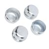 4PCS 1.98 Inch Trailer Axle Dust Caps Steel Trailer Axle Bearing Grease Covers for 2000-3500 Lbs Boat Trailer Camping Vehicle