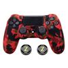 Camouflage Silicone Rubber Gel Skin for Sony Ps4 Slim/pro Controller Cover Protective Case for Ps4 Wireless Controller Accessory
