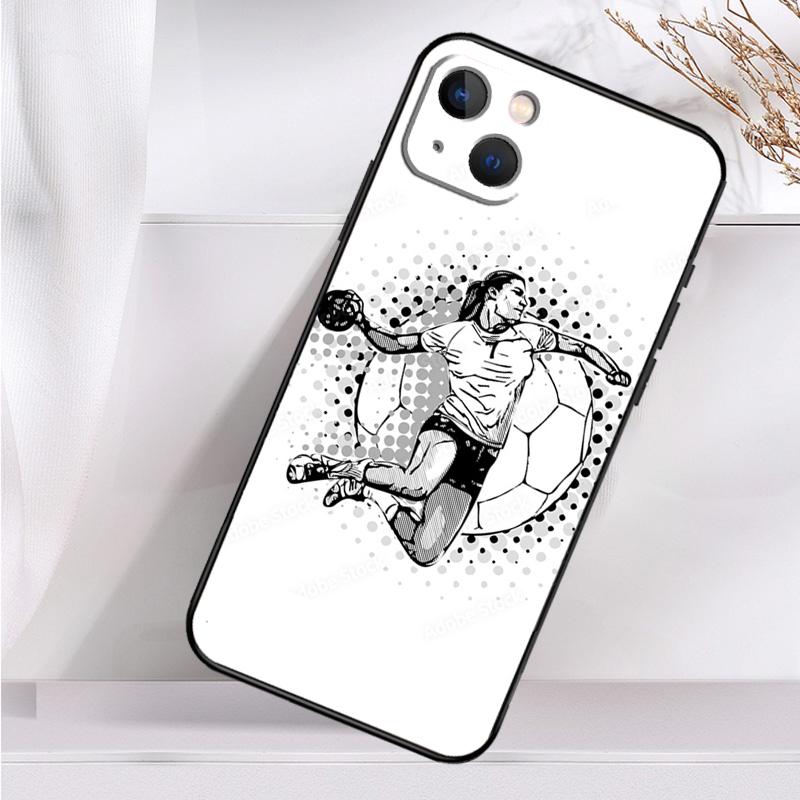 Handball Sport Shockproof Case For iPhone 18 17 Pro Max 11 14 15 16 Plus 12 13 Mini 16e 17 Air Phone Cover
