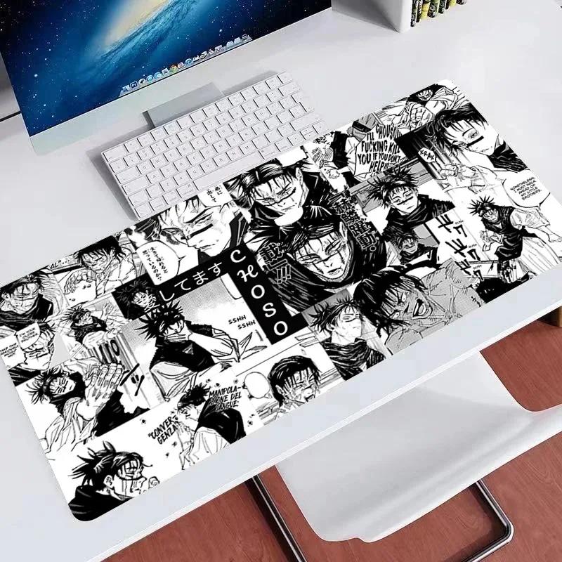 Tappetino per Mouse da Gioco Jujutsu Kaisen Choso Cuscino per Scrivania d'Ufficio Accessori per Computer Tappetino per Tavolo Tastiera Mousepad 90x40 Cuscino per Laptop