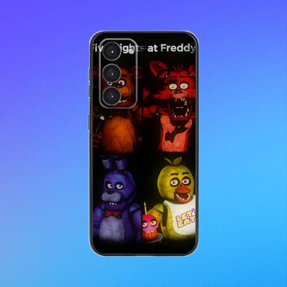 Five-Nights-At-Freddys F-Fnaf Phone Case   For Samsung Galaxy A73,A72,A71,A70,A53,A52,A51,Others Soft Black Cover