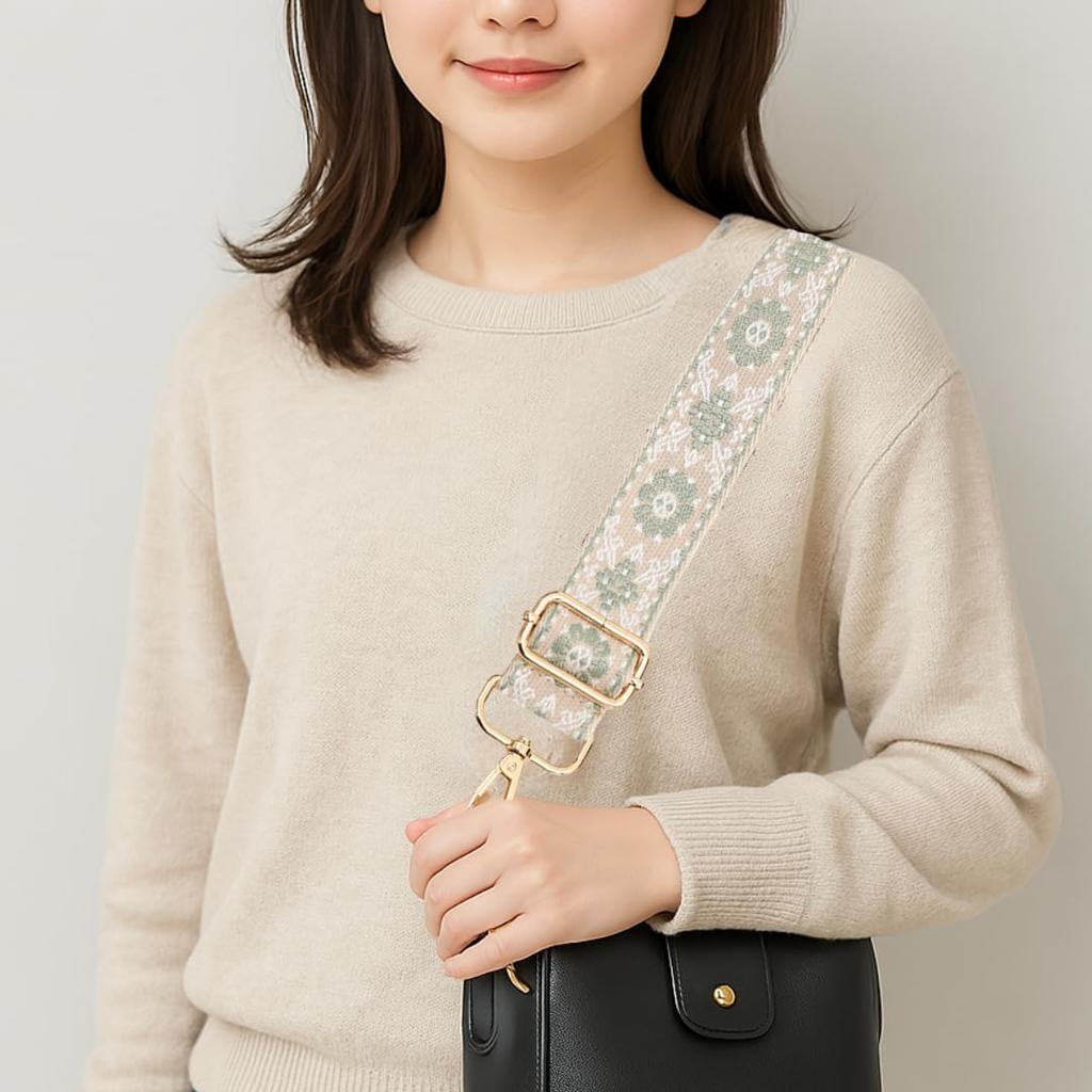 Shop Adjustable Thick Shoulder Strap for Replacement Shoulder Strap Emmy's Bags, (Green Beige)