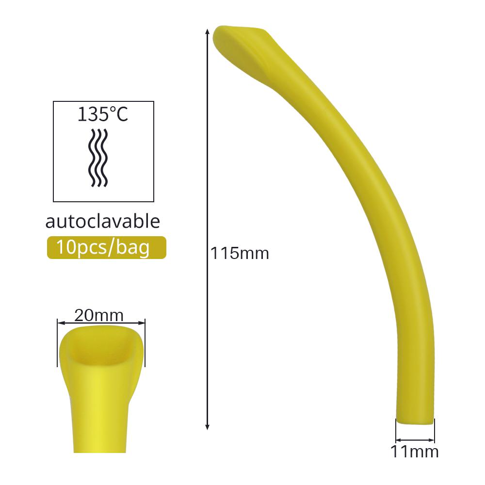 1 stk. autoklaverbare sterke sugepunkter for tannleger, svake sugepunkter for tannleger, andnebb-evakueringspunkter, aspirator, spyttrørssugpunkter