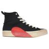 Kappa Heart Shoes Embroidered Print Trendy Comfortable Non-Slip Wear-Resistant Lightweight High-Top Canvas Shoes Unisex sneaker Black KPCDFVS90C-990